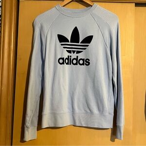 Adidas Sweatshirt with Velvet Logo in Periwinkle!!!